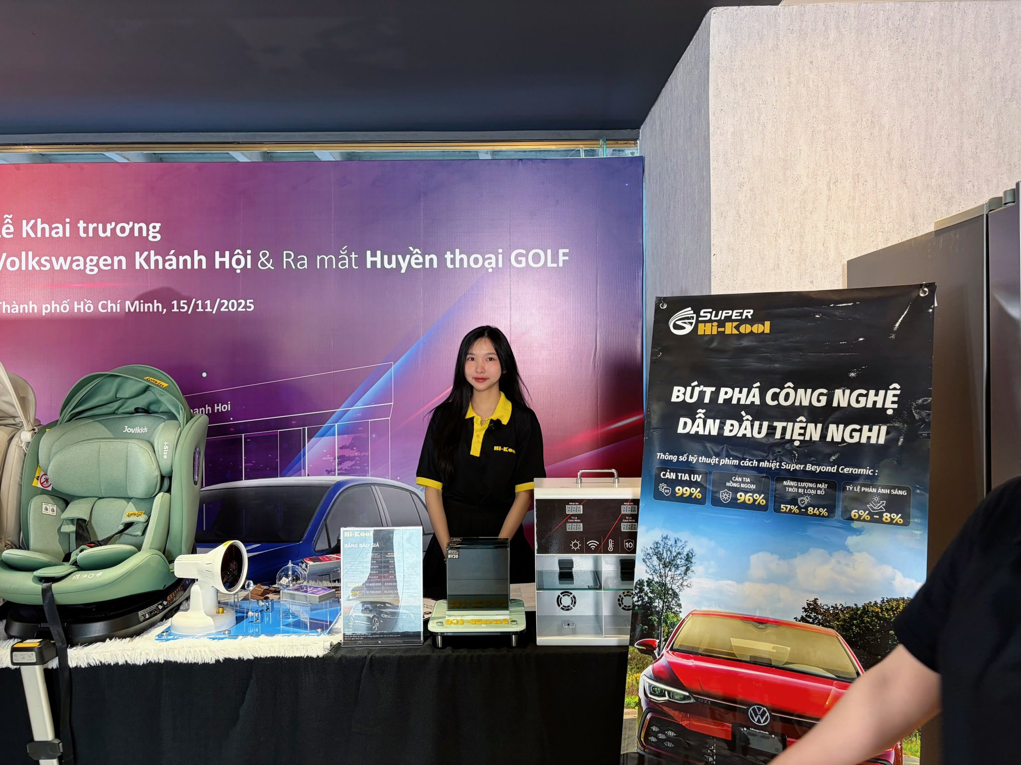 Hi-Kool Việt Nam đồng hành cùng sự kiện khai trương Showroom Volkswagen Khánh Hội & ra mắt Volkswagen Golf 2025