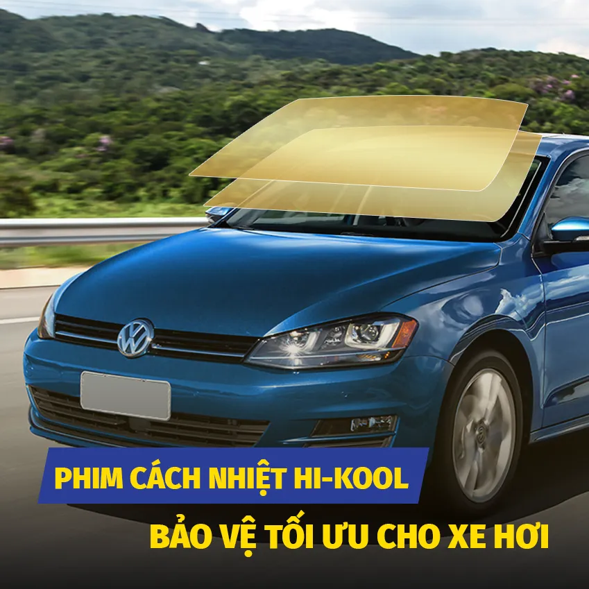 Phim Cách Nhiệt Hi-Kool Chống Tia UV 99% Bảo Vệ Nội Thất & Sức Khỏe Người Ngồi Xe